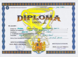 2017 - diploma fotbal